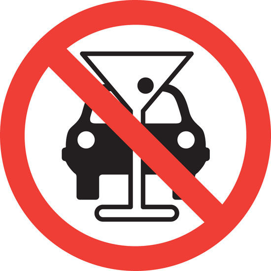 No Drinking and Driving If you're drinking, don't ever, ever drive